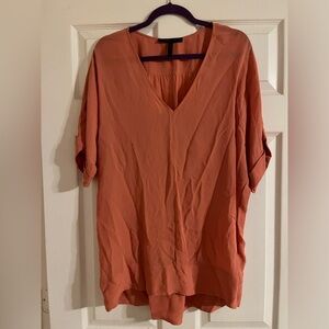 V-neck BCBG dolman sleeve blouse